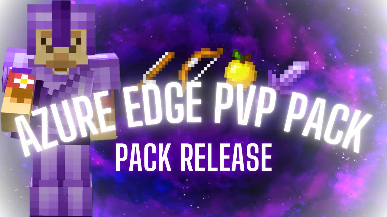 Azure Edge Purple PvP Pack Release 1.8.9 16x by Konkov on PvPRP