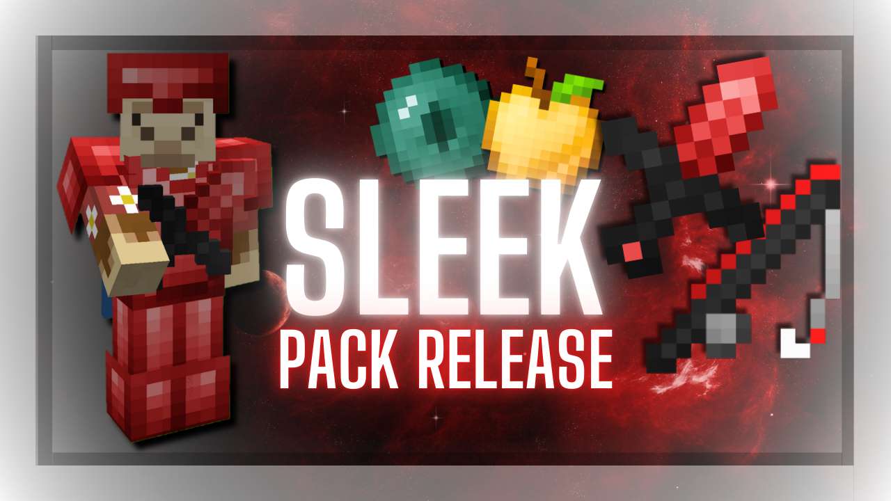 Sleek 16x Red PvP Pack Release 1.8.9 16x by Konkov on PvPRP