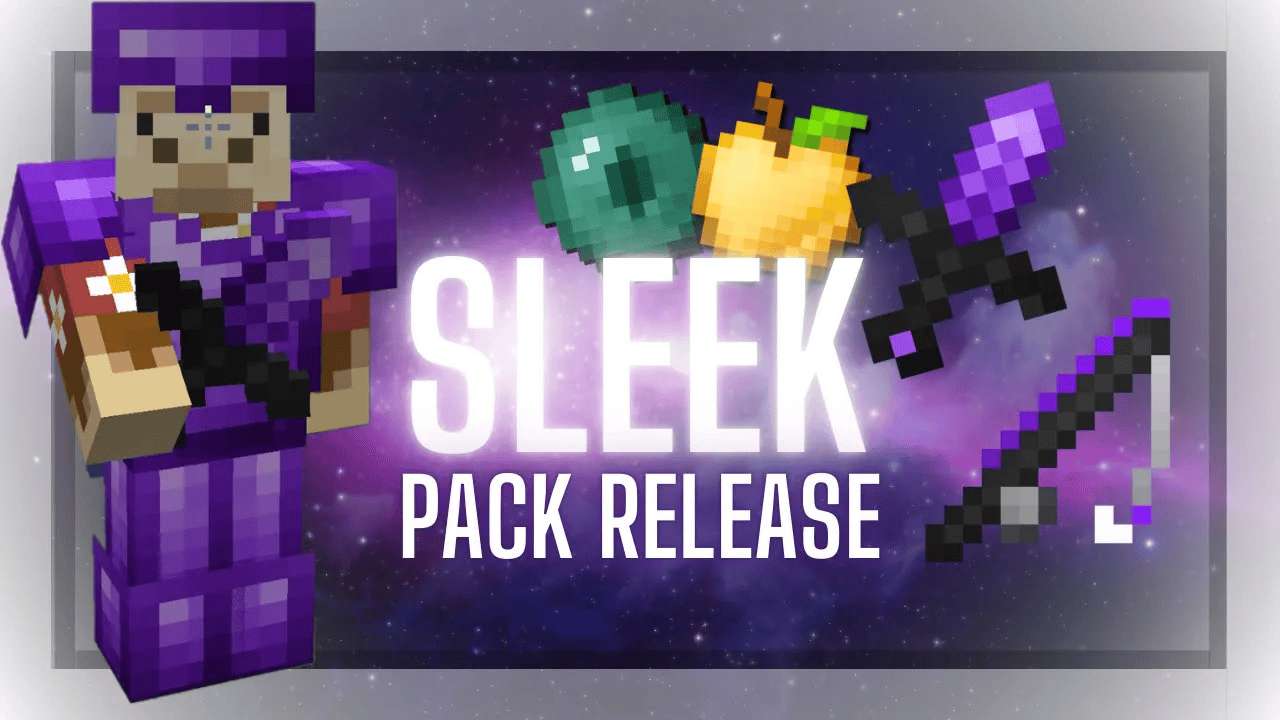 Sleek 16x Purple PvP Pack Release 1.8.9 16x by Konkov on PvPRP