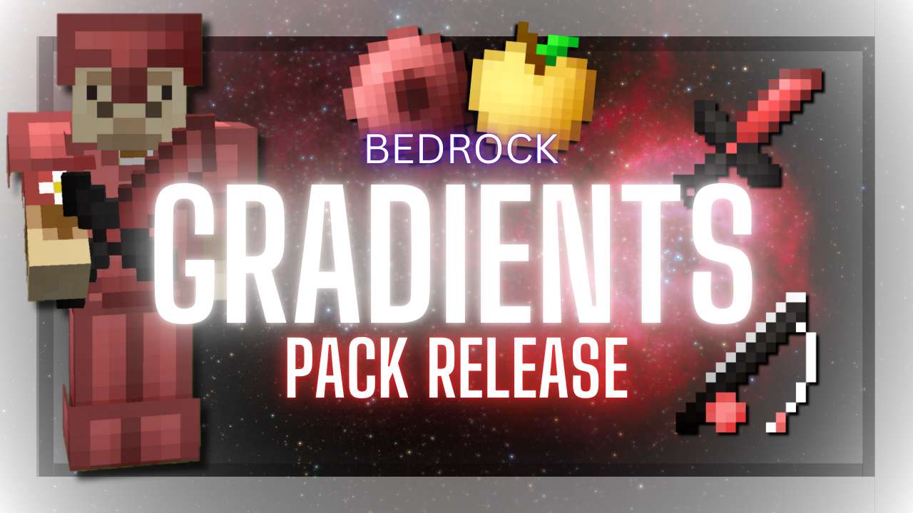 [BEDROCK] Gradients 16x Red PvP Pack  16x by Konkov on PvPRP