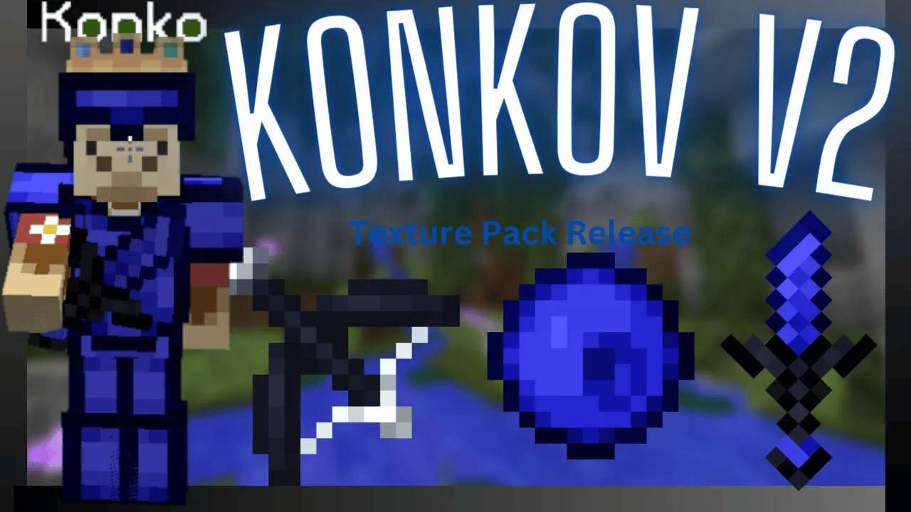 [Bedrock] Konkov v2 BLUE 16x by Konkov on PvPRP