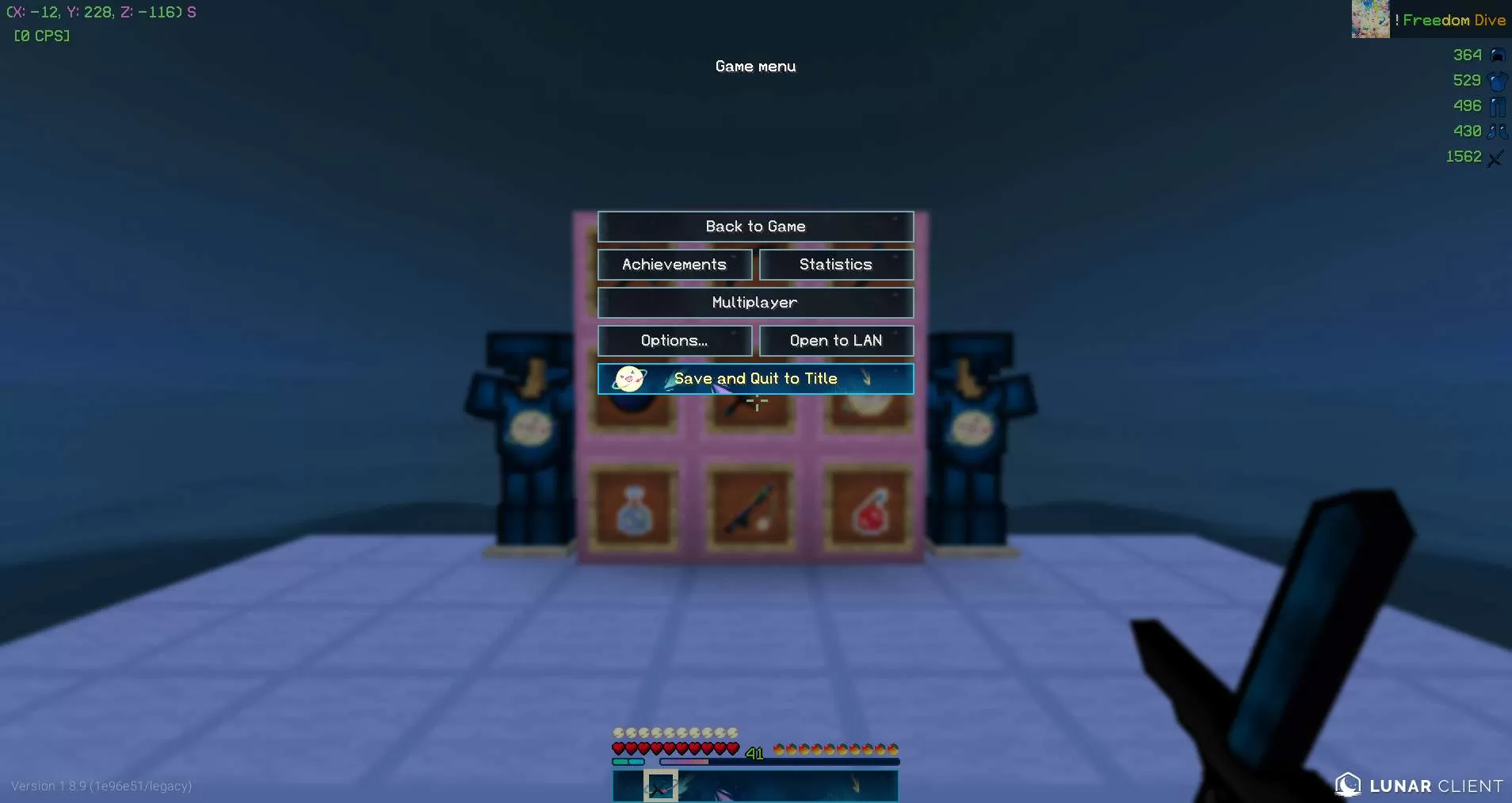 Gallery Image 5 for Freedom Dive (Bedrock) on PVPRP