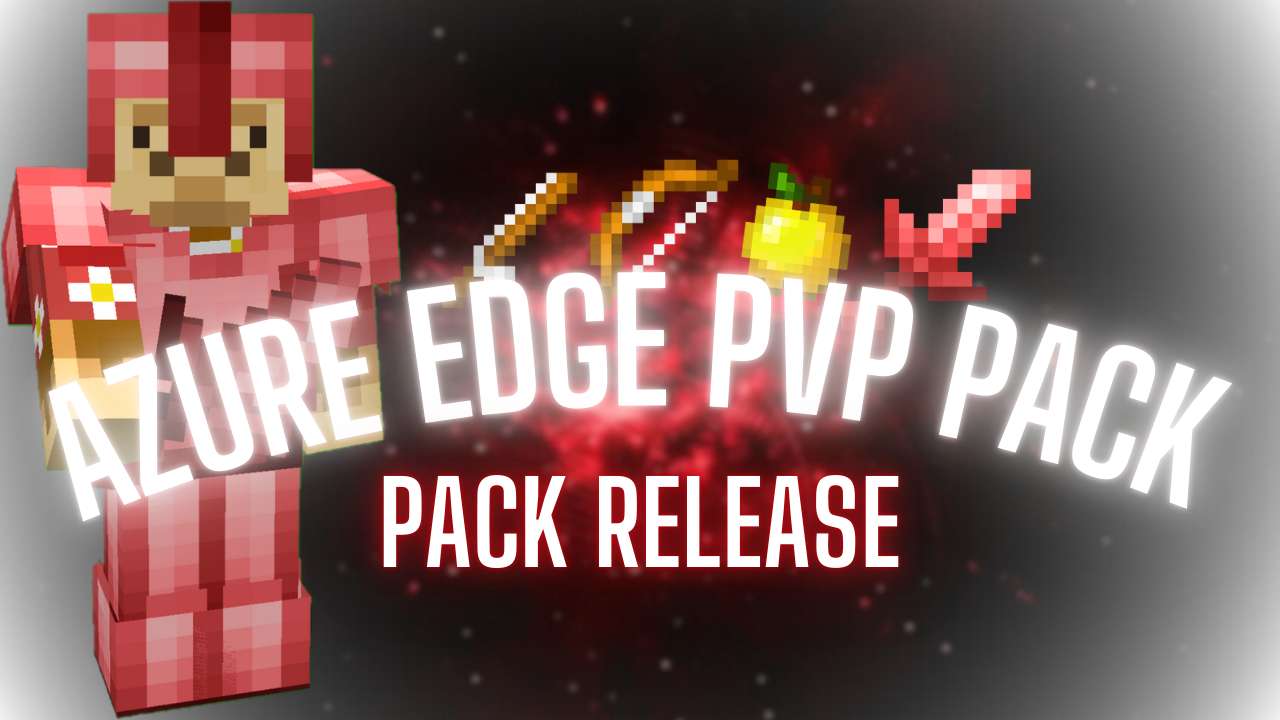 Azure Edge Red PvP Pack Release 1.8.9 16x by Konkov on PvPRP