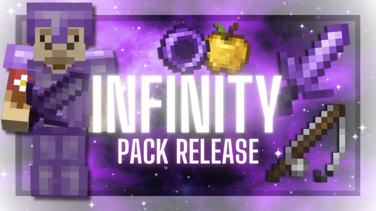 Gallery Image 1 for Infinity  Purple PvP Pack 1.8.9 on PVPRP
