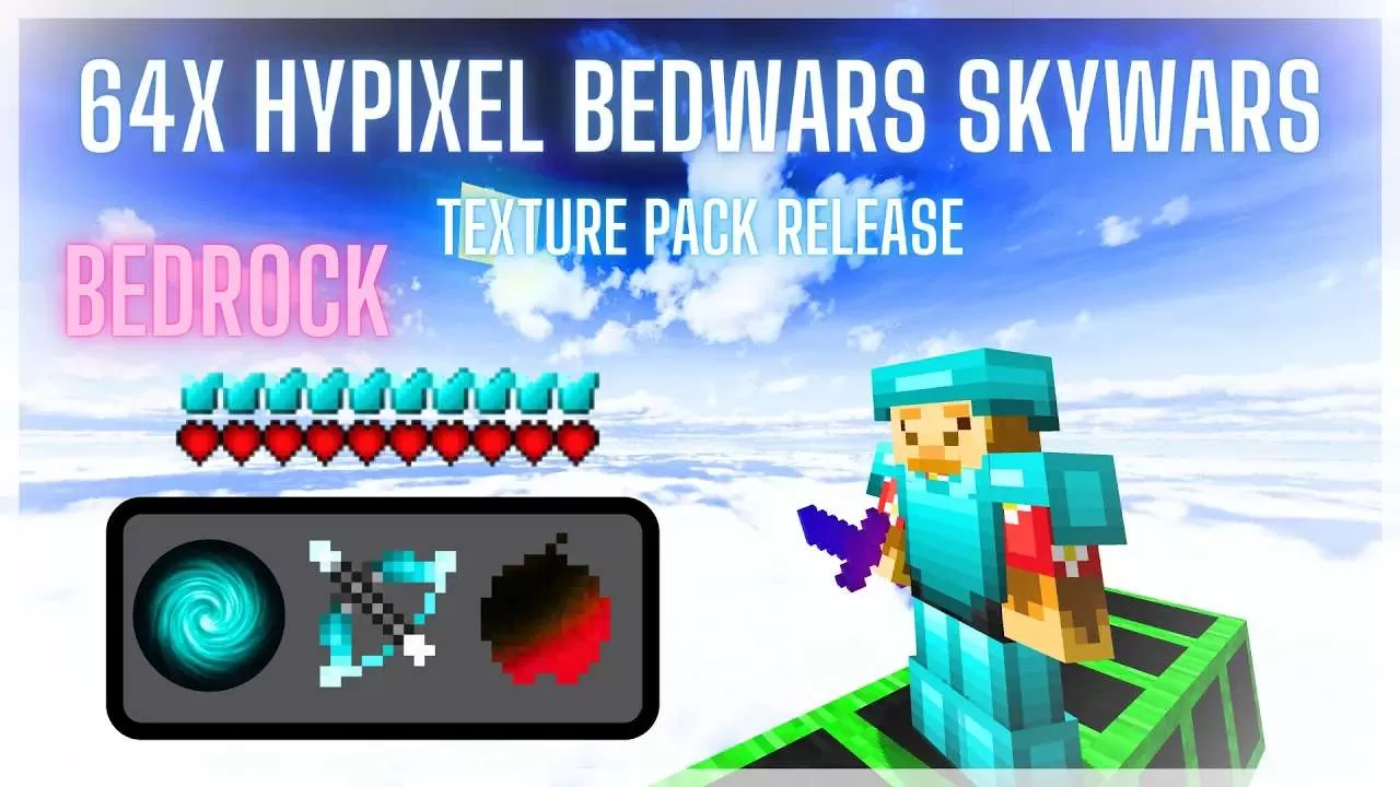 Gallery Image 1 for [Bedrock] 64x Hypixel Bedwars  on PVPRP