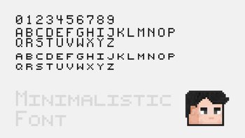Gallery Image 1 for Minimalistic Font on PVPRP