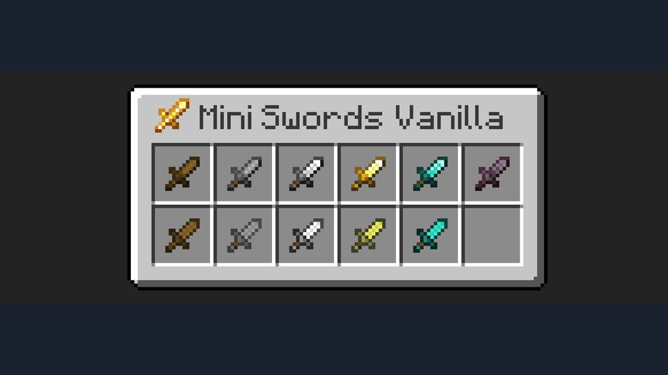 Gallery Banner for Mini Sword Vanilla PVP on PvPRP