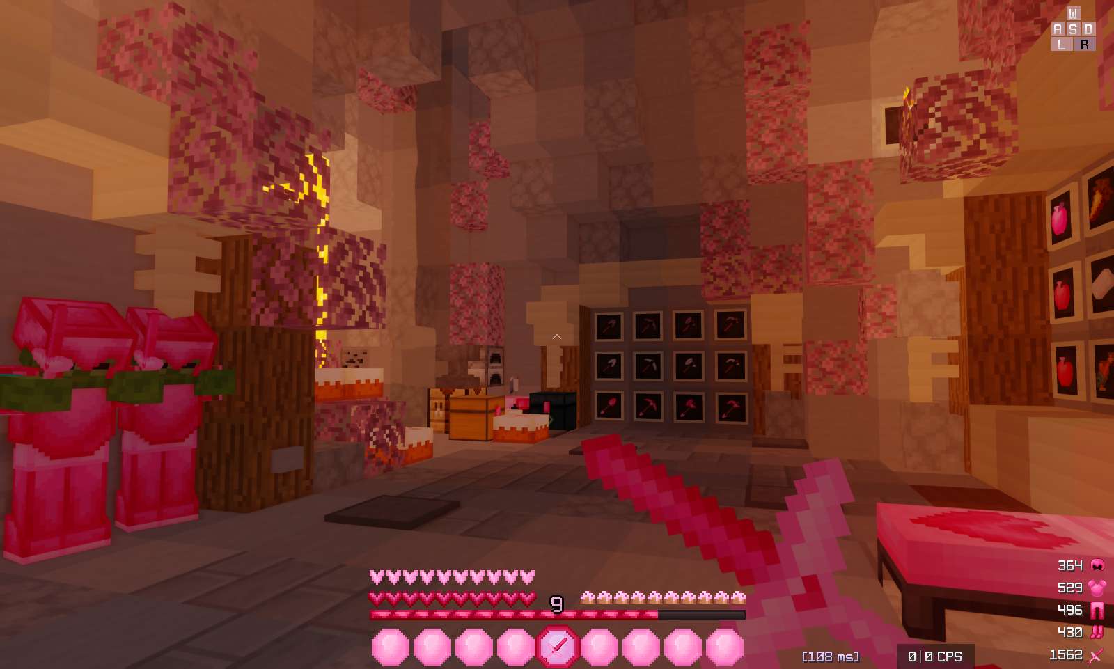 Gallery Image 3 for ➵ heartify  aesthetic 1.8.9 pvp texture pack on vVPRP