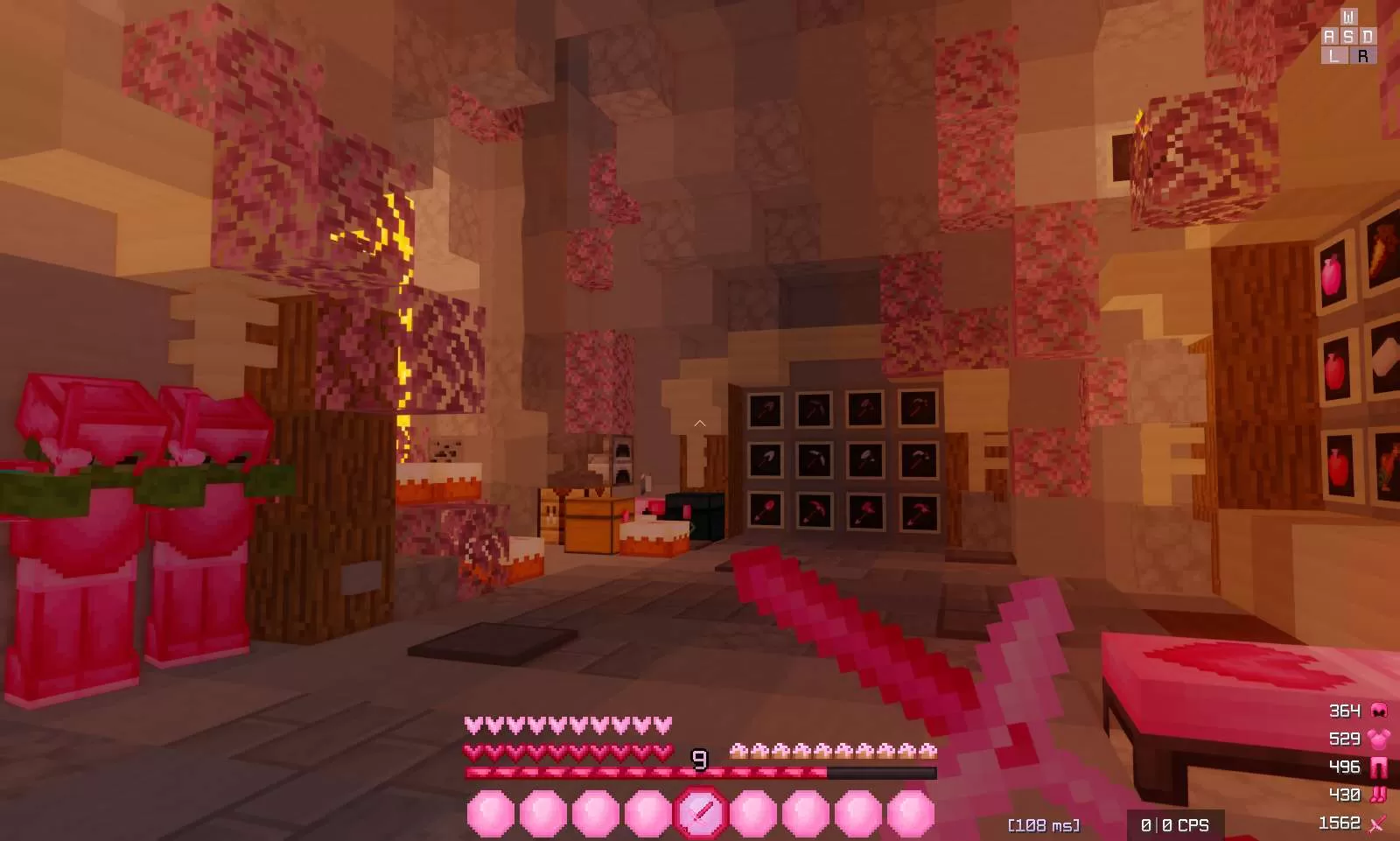 Gallery Image 3 for ➵ heartify  aesthetic 1.8.9 pvp texture pack on PVPRP