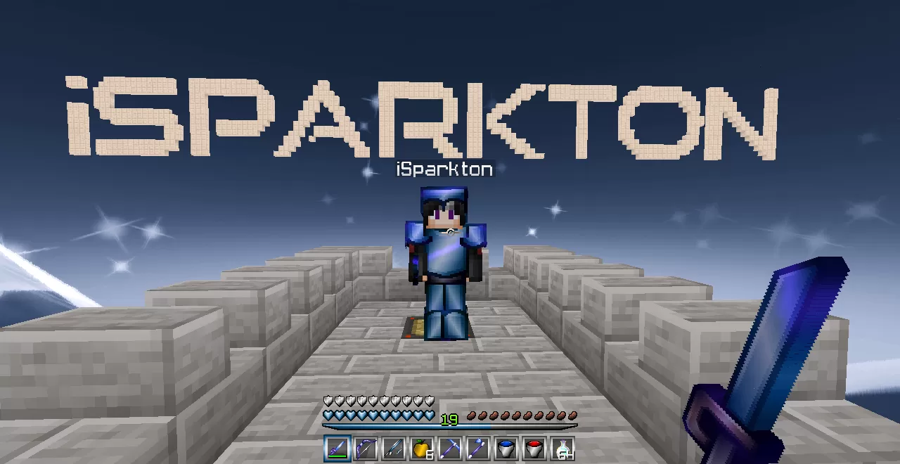Gallery Image 1 for Lunar PvP Texture Pack [Blue Version] on PVPRP