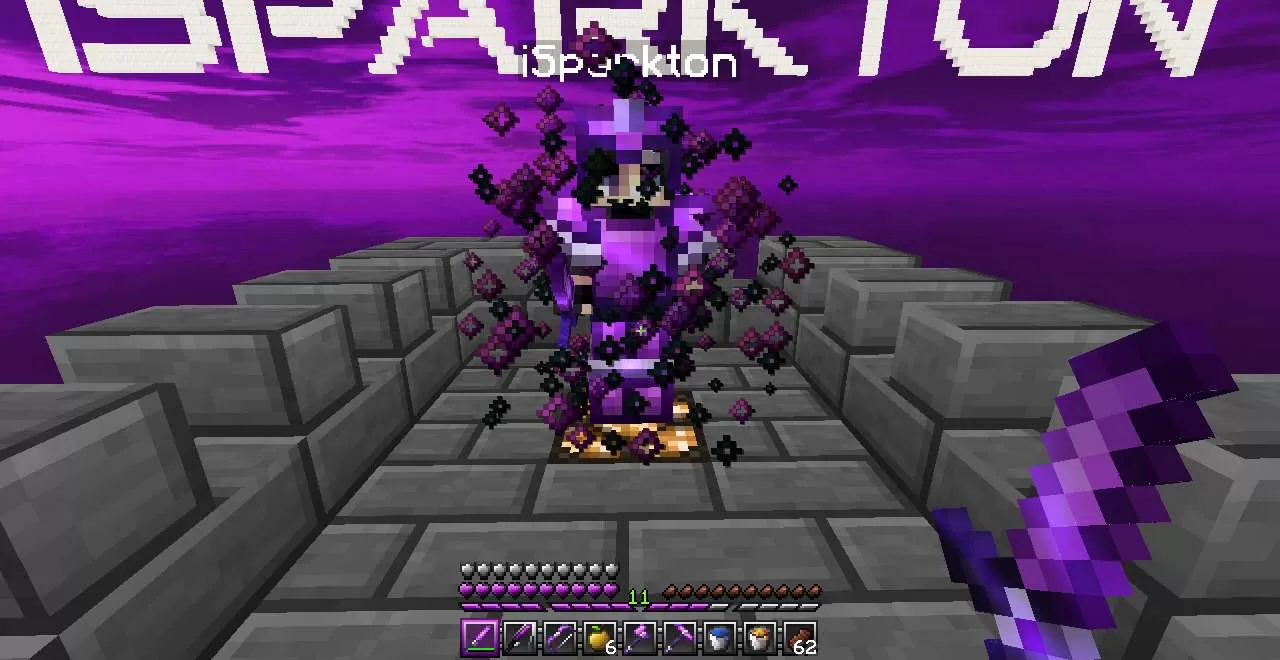 Gallery Image 2 for Luvonox 150K FPS PvP Texture Pack [Purple] on PVPRP