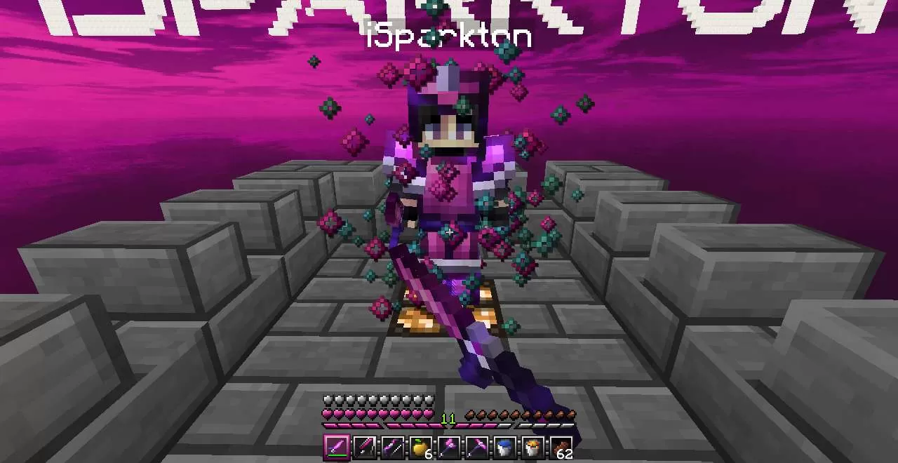 Gallery Image 2 for Luvonox 150K FPS PvP Texture Pack [Pink] on PVPRP