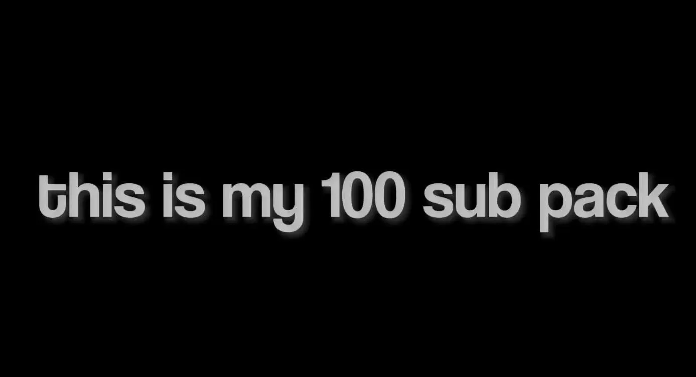 Gallery Banner for 100 sub pack on PvPRP