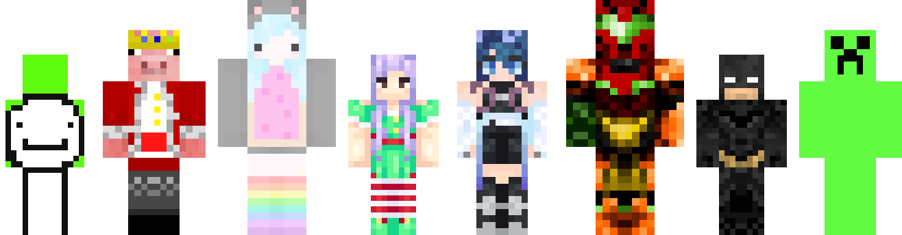 Minecraft skins on PVPRP