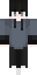 A gray boy Minecraft skin