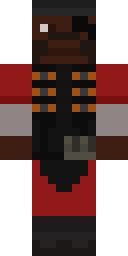 Demolition Red Minecraft skin