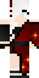Ember Blade Girl Minecraft skin