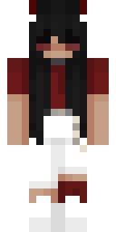 Scarlet Gothic Girl Minecraft skin