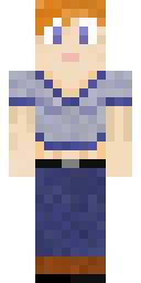 Orange Braid Girl Minecraft skin