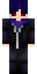 Violet Hood Assassin Minecraft skin