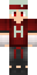 Crimson Track Jacket Minecraft skin