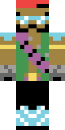 Tribal Feather Warrior Minecraft skin