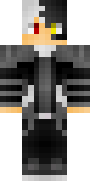 Split Cyborg Minecraft skin