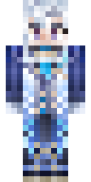 Frost Ice Queen Minecraft skin