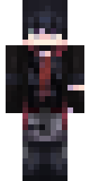 Shadow Emo Boy Minecraft skin