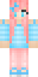 Pastel Bunny Girl Minecraft skin