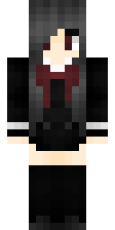 Gothic Rose Girl Minecraft skin