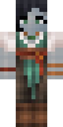 Jade Sage Warrior Minecraft skin