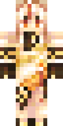 Golden Flame Sorcerer Minecraft skin