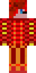 Scarlet Dragon Warrior Minecraft skin