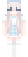 Pastel Blue Princess Minecraft skin
