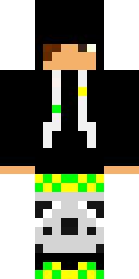 Panda Hoodie Boy Minecraft skin