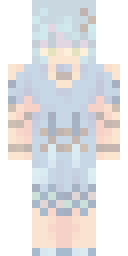 Frost Fairy Girl Minecraft skin