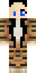 Snow Tiger Warrior Minecraft skin