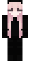 Rose Hair Goth Girl Minecraft skin