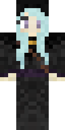 Teal Sorceress Maiden Minecraft skin