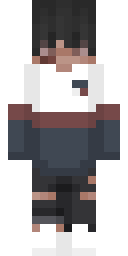 Dark Casual Teen Minecraft skin