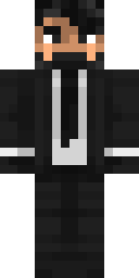 Black Suit Agent Minecraft skin