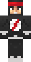 Crimson Zip Hoodie Minecraft skin