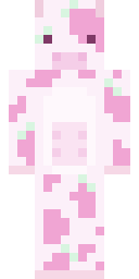 Pink Cow Onesie Minecraft skin