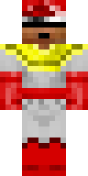 Red White Robot Minecraft skin