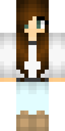 Brunette Angel Girl Minecraft skin