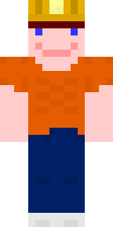 Orange Tank Hero Minecraft skin