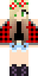 Floral Flannel Rebel Minecraft skin