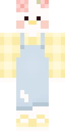 Cream Apron Kitten Minecraft skin