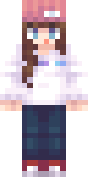 Blossom Braid Girl Minecraft skin